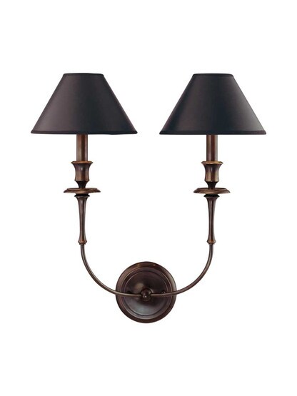 Jasper 2-Light Wall Sconce in Old Bronze.